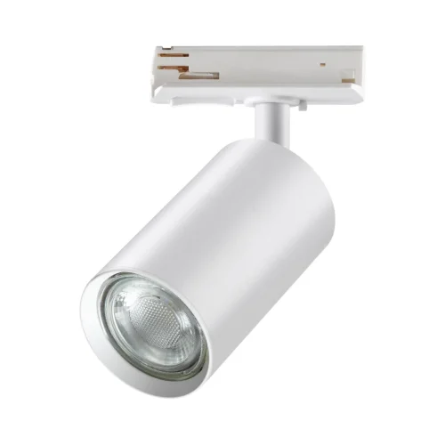 Трековый светильник однофазный трехжильный Pipe 370964 Novotech белый для шинопроводов серии Pipe фото 5