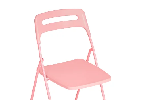 Пластиковый стул Fold складной pink 15484 Woodville, розовый/, ножки/металл/розовый, размеры - ****430*460 фото 6