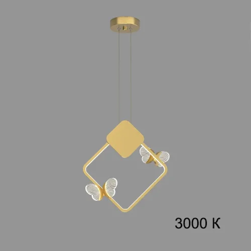 Светильник подвесной BABETTA GEOMETRY C Brass 3000К 212870-23 ImperiumLoft прозрачный 3 лампы, основание латунь в стиле современный  фото 7