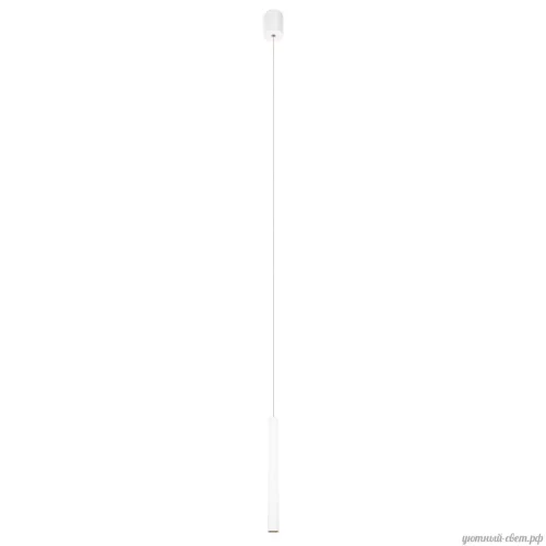 Светильник подвесной LED Metropolis 10334/500 White LOFT IT белый на 1 лампу, основание белое в стиле современный хай-тек трубочки