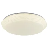 Светильник потолочный LED с пультом Moonlight LSP-8315 Lussole белый 1 лампа, основание белое в стиле хай-тек тарелка с пультом