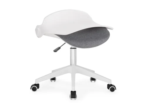 Компьютерное кресло Zarius gray / white 15612 Woodville, серый/ткань, ножки/пластик/белый, размеры - *930***580*580 фото 8