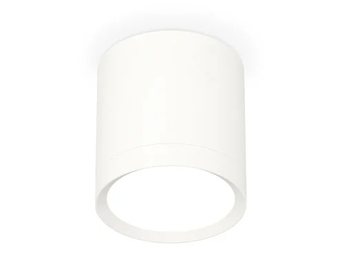 Светильник накладной XS8141001 Ambrella light белый 1 лампа, основание белое в стиле хай-тек круглый