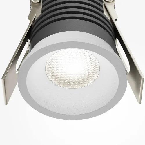 Светильник точечный LED Mini DL059-7W4K-W Maytoni белый 1 лампа, основание белое в стиле современный хай-тек круглый фото 2