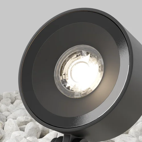 Ландшафтный светильник LED Core O495FL-L10B3K Maytoni уличный IP65 чёрный на 1 лампу, плафон чёрный в стиле современный хай-тек LED фото 3