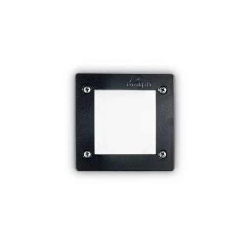 Встраиваемый светильник LETI FI SQUARE NERO Ideal Lux уличный IP66 чёрный 1 лампа, плафон чёрный в стиле современный GX53 фото 2