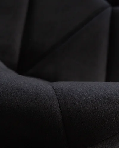 Стул барный 5022-LM BARNY, цвет сиденья черный велюр (MJ9-101), цвет основания хромированная сталь Dobrin, чёрный/велюр, ножки/металл/хром, размеры - 890*1100***460*540 фото 9