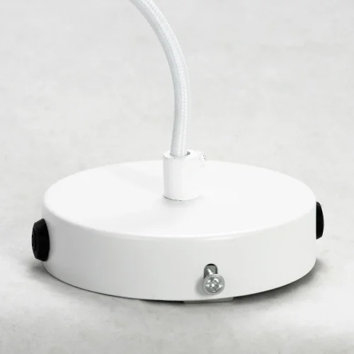 Люстра подвесная лофт LSP-8205 Lussole без плафона на 18 ламп, основание белое в стиле современный лофт  фото 4