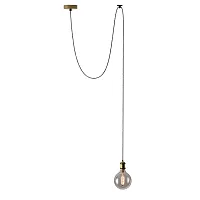 Светильник подвесной Фьюжн 392017101 MW-Light без плафона 1 лампа, основание античное бронза в стиле лофт 