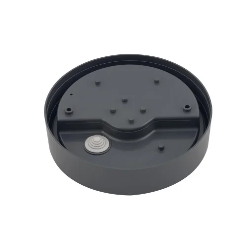 Светильник потолочный Nook 7965-NW Nowodvorski прозрачный на 1 лампу, основание графит в стиле современный фото 5