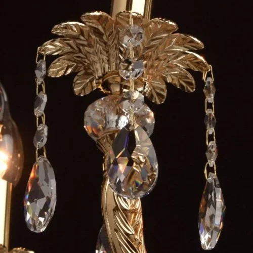 Люстра подвесная Габриэль 491013115 Chiaro без плафона на 15 ламп, основание латунь золотое в стиле классический  фото 7