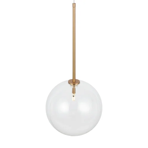 Светильник подвесной Mood MOD172PL-01BS Maytoni прозрачный 1 лампа, основание латунь в стиле современный шар фото 4
