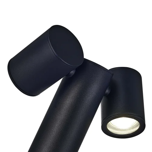 Парковый светильник Visioni SL9003.405.02 ST-Luce уличный IP54 чёрный 2 лампы, плафон чёрный в стиле современный GU10 фото 3