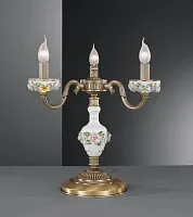 Настольная лампа P 9010/3 Reccagni Angelo без плафона 3 лампы, основание античное бронза латунь металл в стиле классический 