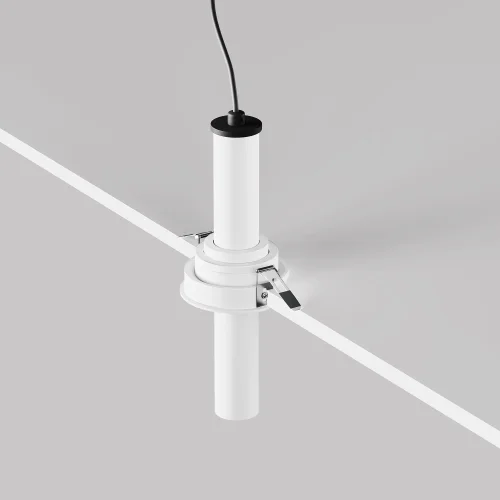 Светильник точечный LED Focus T C140RS-L200-7W3K-W Maytoni белый на 1 лампу, основание белое в стиле современный хай-тек трубочки фото 8