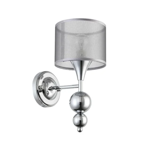 Бра Pazione SLE107101-01 Evoluce серебряный серый на 1 лампа, основание хром в стиле современный  фото 4