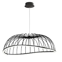 Светильник подвесной LED Celeste 6683 Mantra чёрный 1 лампа, основание чёрное в стиле модерн хай-тек 