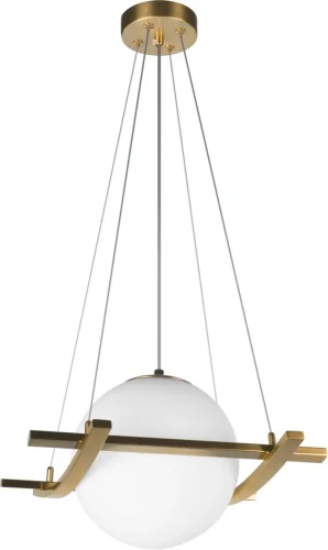 Светильник подвесной Swing 10424/200 LOFT IT белый на 1 лампу, основание бронзовое в стиле современный 