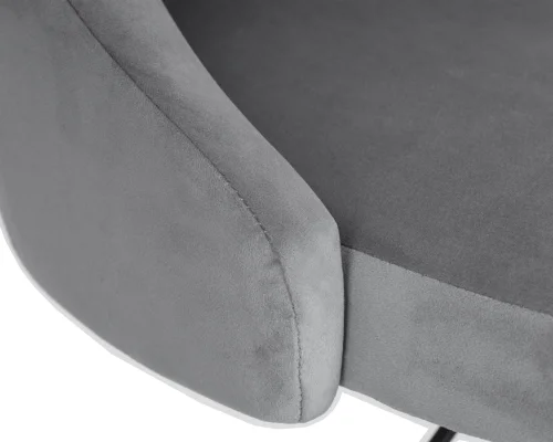 Стул барный набор 2 шт. SET-2 5021_BlackBase-LM JOSEPH BLACK, цвет сиденья серый велюр (MJ9-75), цвет основания черный Dobrin, /велюр, ножки/металл/чёрный, размеры - 890*1100***480*540 фото 7 Стул барный набор 2 шт. SET-2 5021_BlackBase-LM JOSEPH BLACK, цвет сиденья серый велюр (MJ9-75), цвет основания черный Dobrin, /велюр, ножки/металл/чёрный, размеры - 890*1100***480*540 фото 7