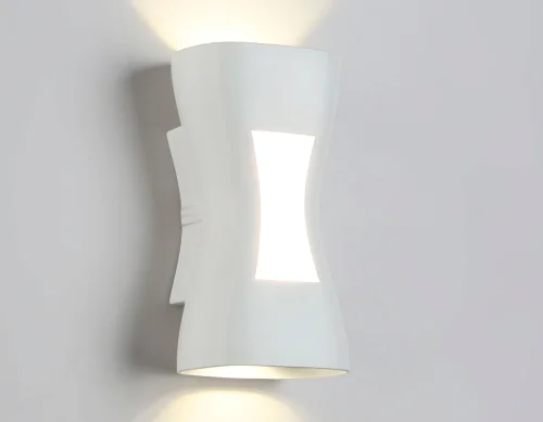 Настенный светильник LED ST4527 Ambrella light уличный IP54 белый 1 лампа, плафон белый в стиле хай-тек современный LED фото 4
