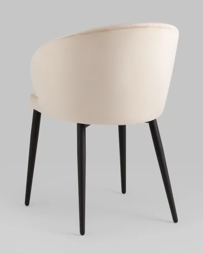 Стул Lastura велюр молочный УТ000039133 Stool Group, /, ножки//, размеры - *770***530*570 фото 2