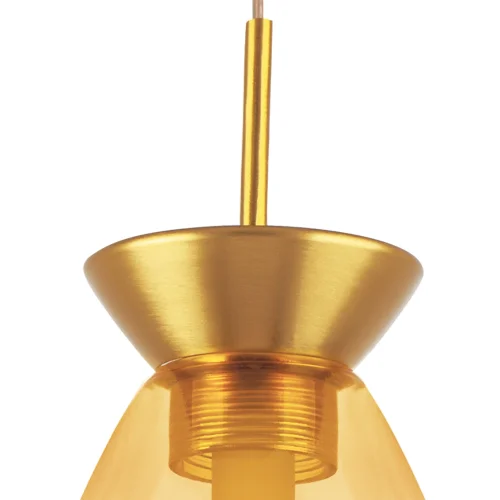 Светильник подвесной LED Colore 805113 Lightstar прозрачный 1 лампа, основание золотое в стиле арт-деко  фото 7