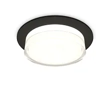 Светильник точечный XC8051024 Ambrella light белый 1 лампа, основание чёрное в стиле современный хай-тек 