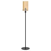 Торшер Polverara 39542 Eglo  янтарный 1 лампа, основание чёрное в стиле модерн
