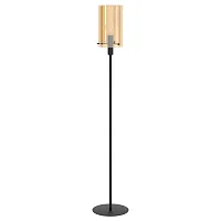 Торшер Polverara 39542 Eglo  янтарный 1 лампа, основание чёрное в стиле современный
