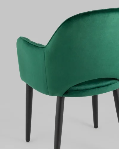 Стул Венера диамант NEW, велюр изумрудный NP УТ000037247 Stool Group, /, ножки//чёрный, размеры - *820***585*645 фото 4
