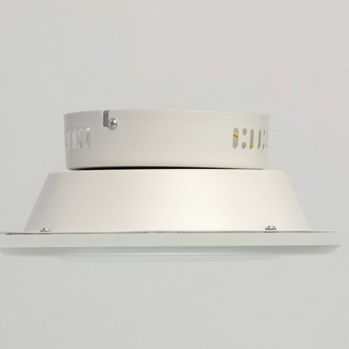 Светильник потолочный LED Платлинг 661016301 DeMarkt белый 1 лампа, основание белое в стиле хай-тек  фото 9