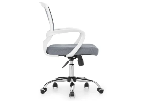 Компьютерное кресло Ergoplus light gray / white 15209 Woodville, серый/сетка, ножки/металл/хром, размеры - *1010***570*630 фото 3