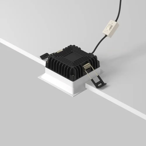 Светильник точечный LED Okno DL056-8W3-4-6K-W Maytoni белый на 1 лампу, основание белое в стиле хай-тек современный фото 6