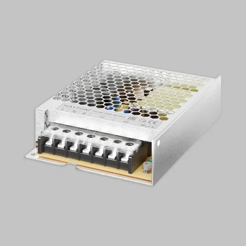 Блок питания 48V 150Вт IP20 Power Supply Magnetic PSL006-150W-48V-IP20 Maytoni серебряный в стиле современный хай-тек для светильников серии Power Supply Magnetic магнитный s35 gravity магнитная radity радиусная магнитная exility тонкая магнитная фото 2