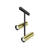 Трековый светильник LED Magnetic track system Exility TR005-2-2X12W4K-BBS Maytoni латунь для шинопроводов серии Magnetic track system Exility чёрный