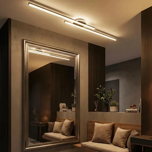 Светильник потолочный LED с пультом Trent CL203621 Citilux чёрный на 1 лампу, основание чёрное в стиле современный хай-тек минимализм с пультом фото 7