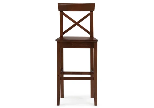 Полубарный стул Алзе темный орех 527071 Woodville, коричневый/, ножки/массив березы дерево/орех, размеры - ****400*450 фото 2