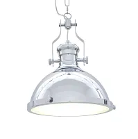 Светильник подвесной лофт Ettore LDP 710-300 CHR Lumina Deco хром 1 лампа, основание хром в стиле лофт 