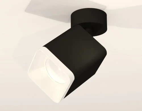 Светильник накладной Techno spot XM7813022 Ambrella light чёрный 1 лампа, основание чёрное в стиле хай-тек современный квадратный фото 2