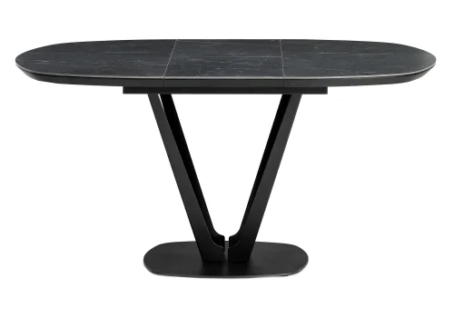 Керамический стол Азраун черный 528472 Woodville столешница чёрная из керамика фото 2