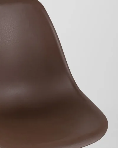 Стул EAMES, коричневый 4шт. (набор) УТ000037606 Stool Group, /, ножки/массив бука/бежевый, размеры - *815***460*530 фото 4