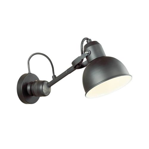 Бра лофт Arta 4125/1W Odeon Light чёрный на 1 лампа, основание чёрное в стиле лофт 