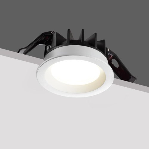 Светильник точечный LED Fluo 359842 Novotech белый на 1 лампу, основание белое в стиле хай-тек круглый фото 7