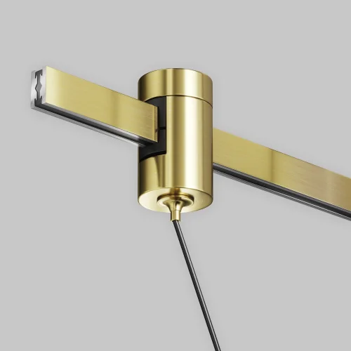 Трековый подвесой светильник Focus Led Flarity 3000K 12Вт 38° TR157-1-12W3K-BS Maytoni латунь для шинопроводов серии Magnetic trаck system Flarity латунь фото 8