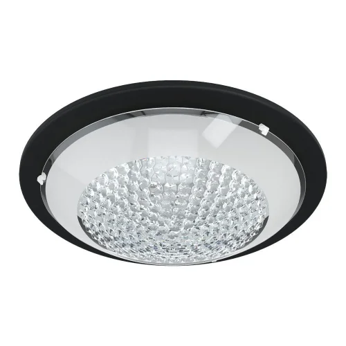 Светильник потолочный LED Acolla 1 99357 Eglo прозрачный белый 1 лампа, основание чёрное в стиле хай-тек современный 