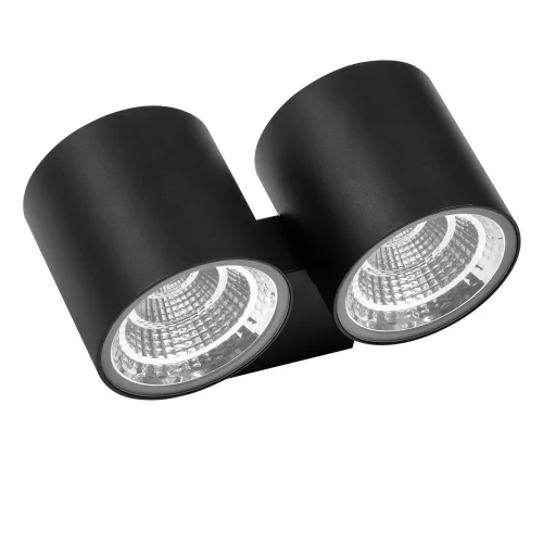 Настенный светильник LED Paro 362672 Lightstar уличный IP65 чёрный 4 лампы, плафон чёрный в стиле хай-тек LED