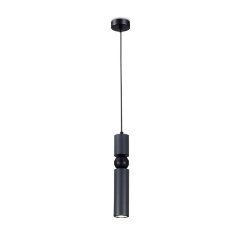 Светильник подвесной Salem V10523-PL Moderli чёрный 1 лампа, основание чёрное в стиле современный трубочки