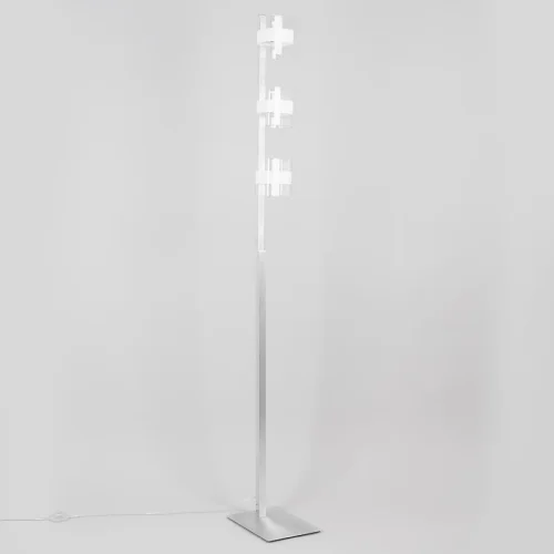Торшер Вирта CL139930 Citilux  прозрачный 3 лампы, основание матовое хром в стиле современный
