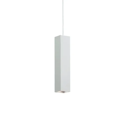 Светильник подвесной SKY SP1 BIANCO Ideal Lux белый на 1 лампу, основание белое в стиле современный трубочки