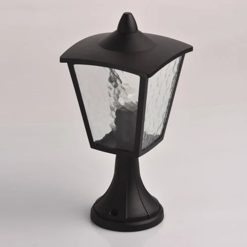 Парковый светильник Телаур 806040401 MW-Light уличный IP44 чёрный 1 лампа, плафон прозрачный в стиле классический E27 фото 3